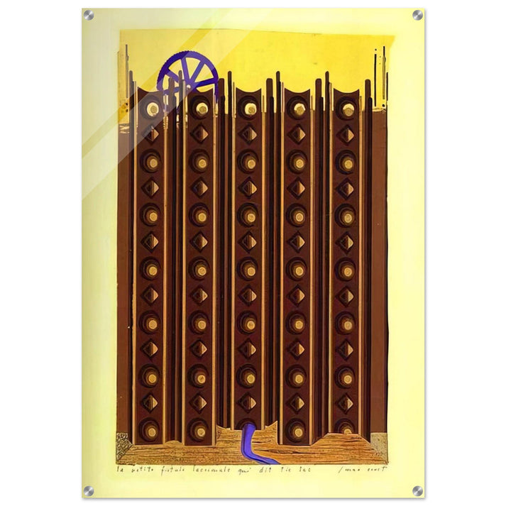 The Small Fistule That Says Tic Tac - Max Ernst Acrylic Print - 70x100 cm / 28x40″ inches