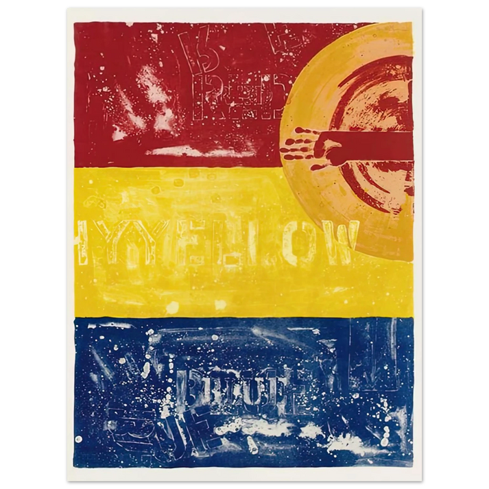 Jasper Johns - PERISCOPE I ULAE 200 75x100 cm / 30x40inches Fine Art Poster