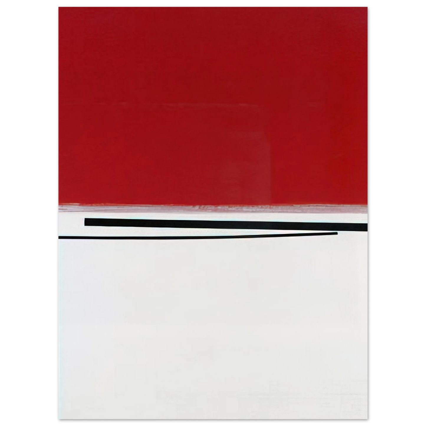 Victor Pasmore - SQUARE MOTIF IN WHITE AND INDIAN RED 1960 75x100 cm / 30x40inches Fine Art Poster