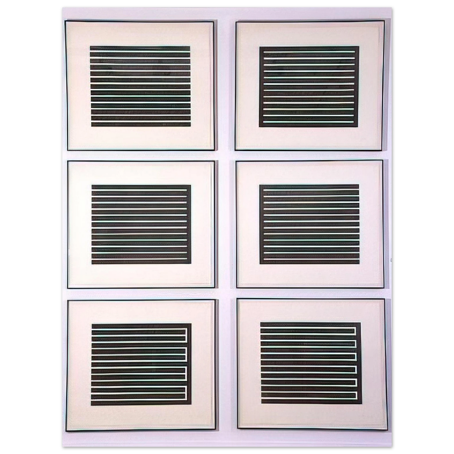 Donald Judd - Six Aquatints - 1980 75x100 cm / 30x40inches Fine Art Poster