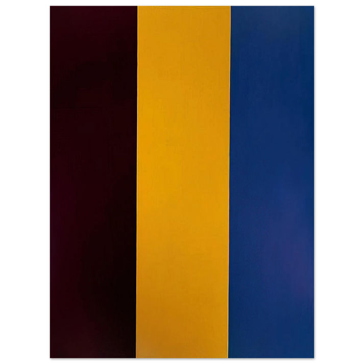 Brice Marden - Red Yellow Blue - 1974 75x100 cm / 30x40inches Fine Art Poster