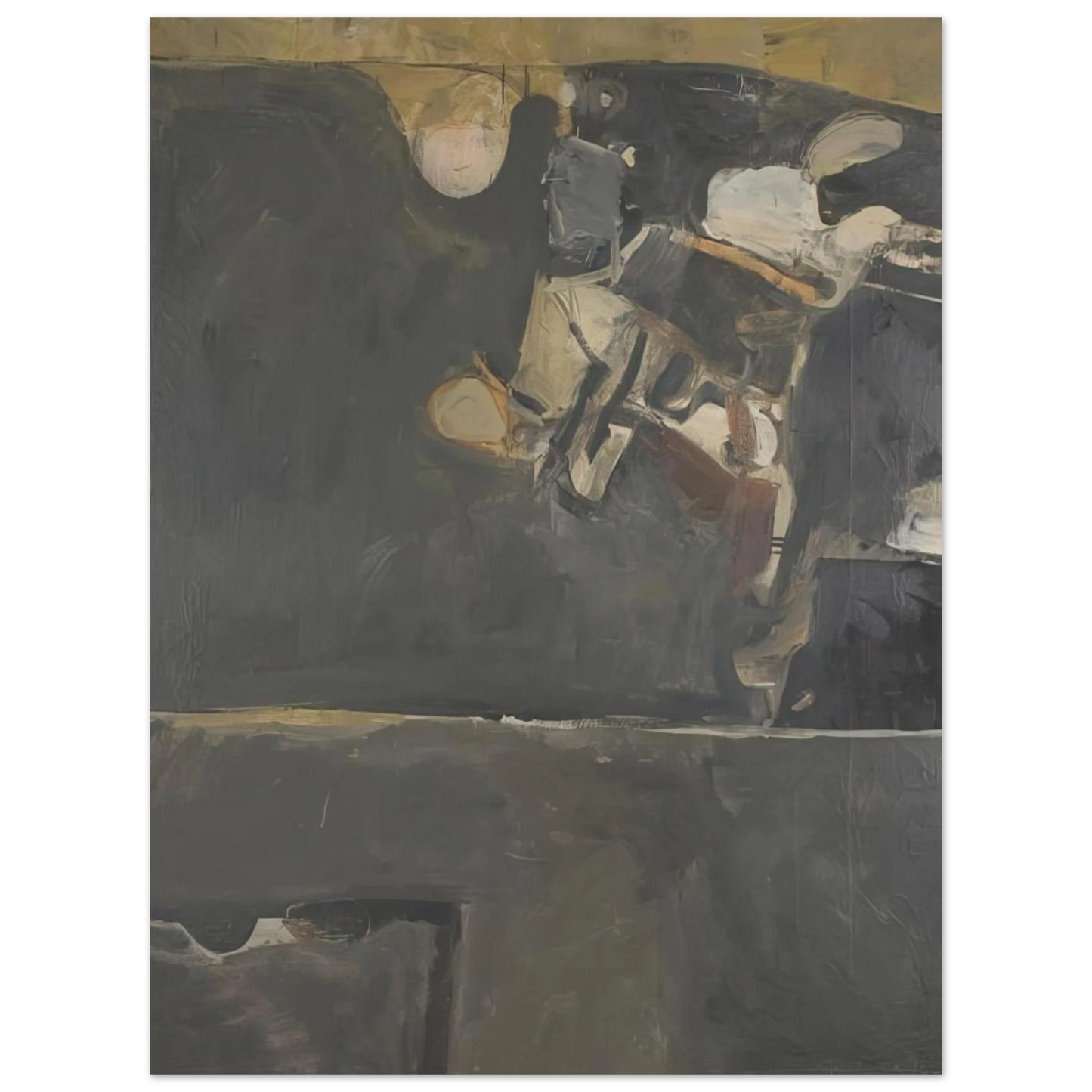 Richard Diebenkorn - Berkeley #20 75x100 cm / 30x40inches Fine Art Poster