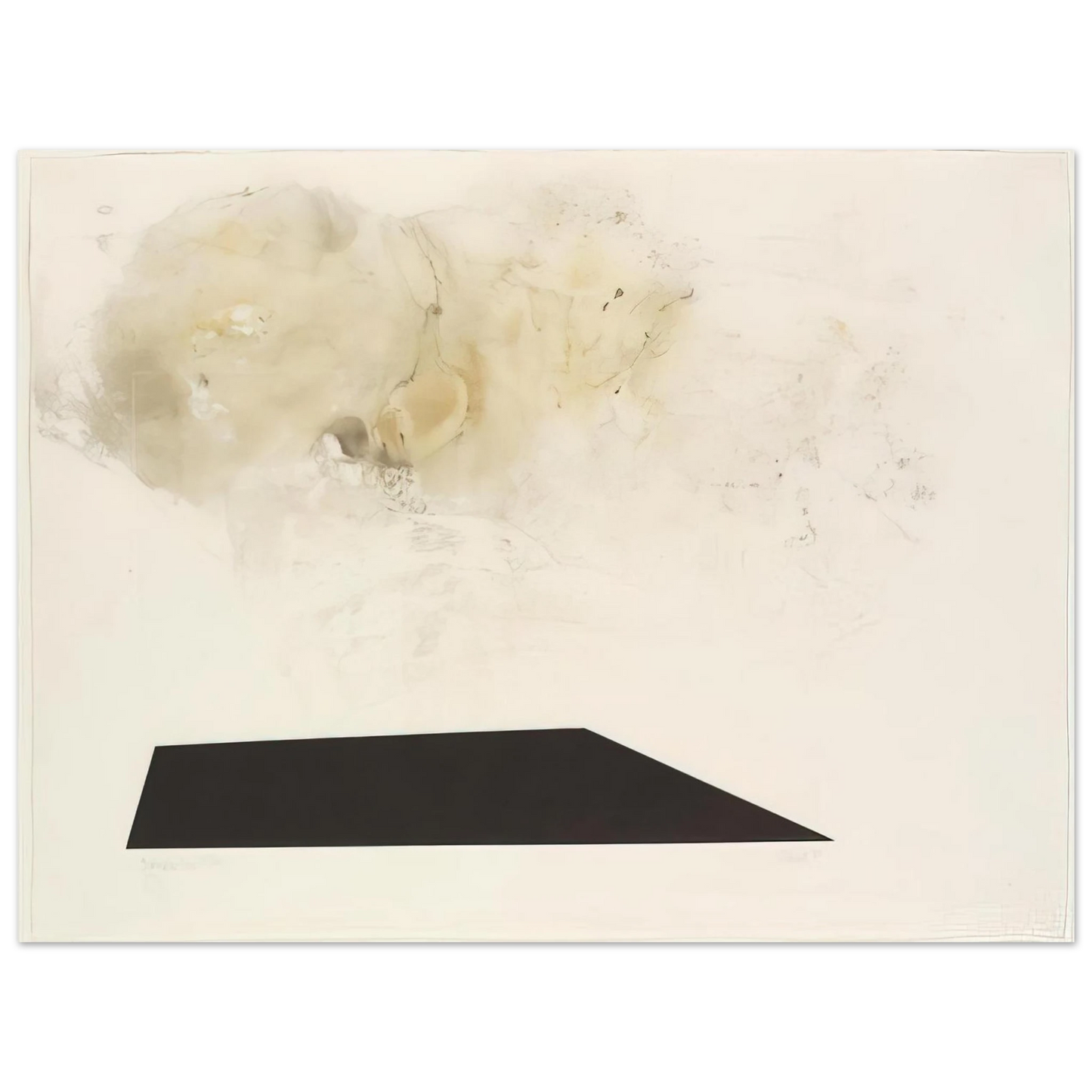 John Cage - Dramatic Fire - 1989 75x100 cm / 30x40inches Fine Art Poster