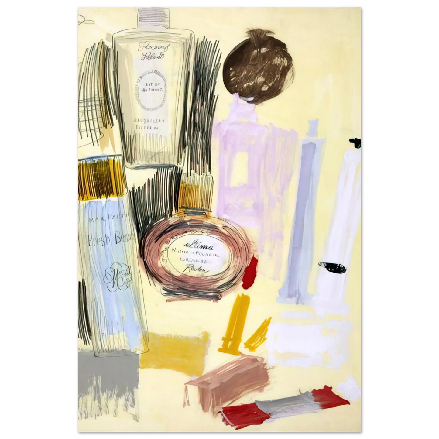 Andy Warhol - Untitled Beauty Products Fine Art Poster