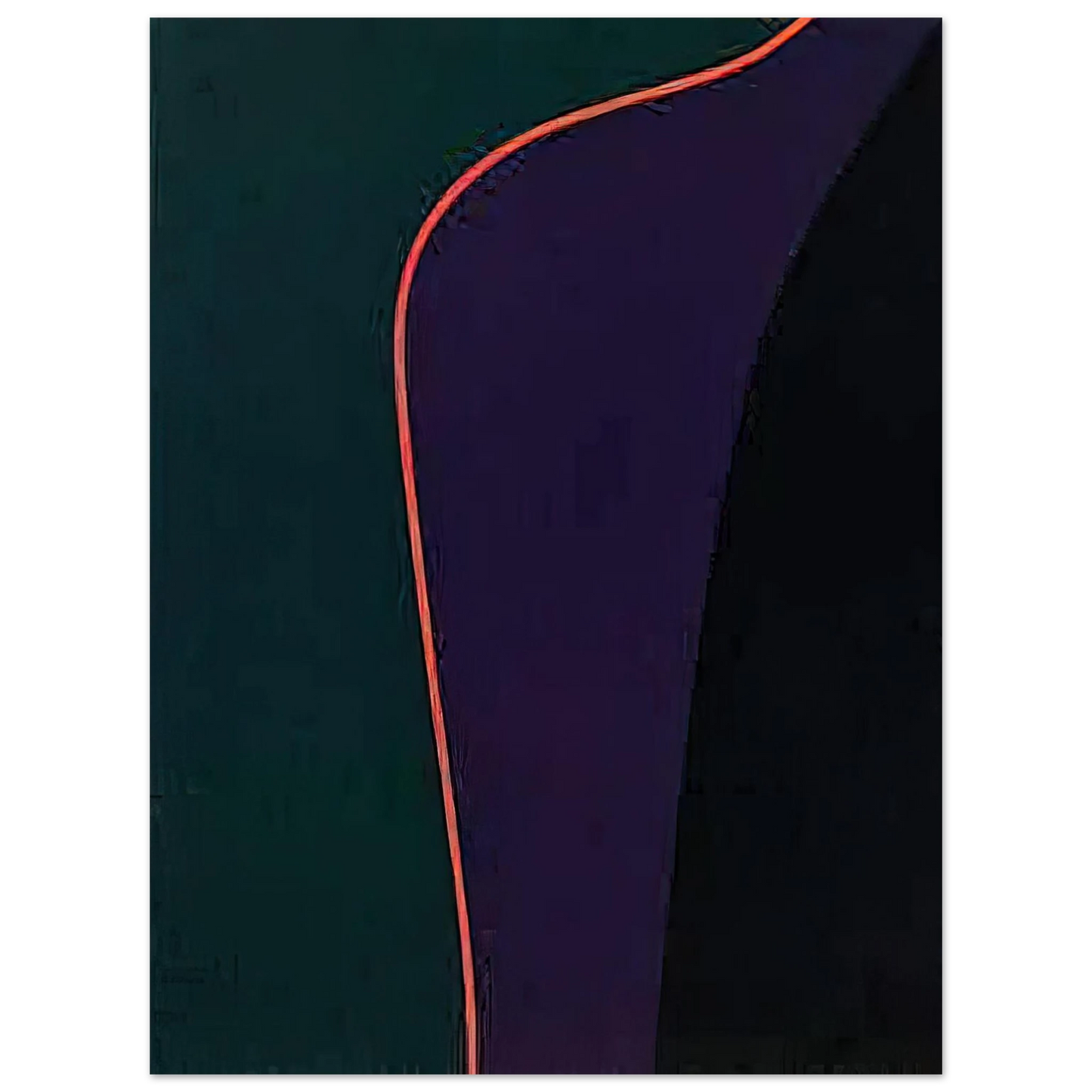 Lorser Feitelson - Untitled April 30 - 1977 75x100 cm / 30x40inches Fine Art Poster