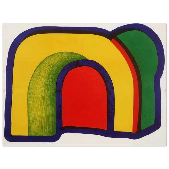 Howard Hodgkin - Arch - 1971 75x100 cm / 30x40inches Fine Art Poster