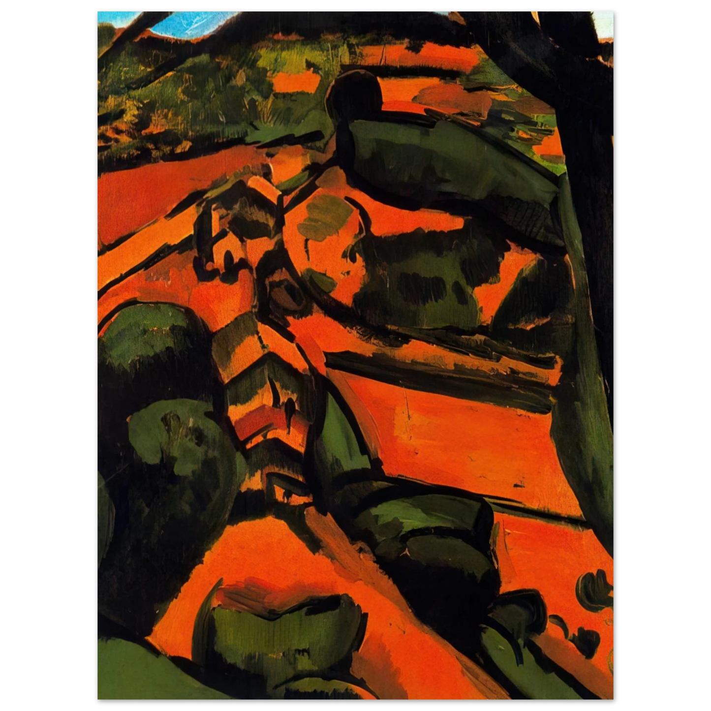 Andre Derain - UNTITLED 75x100 cm / 30x40inches Fine Art Poster