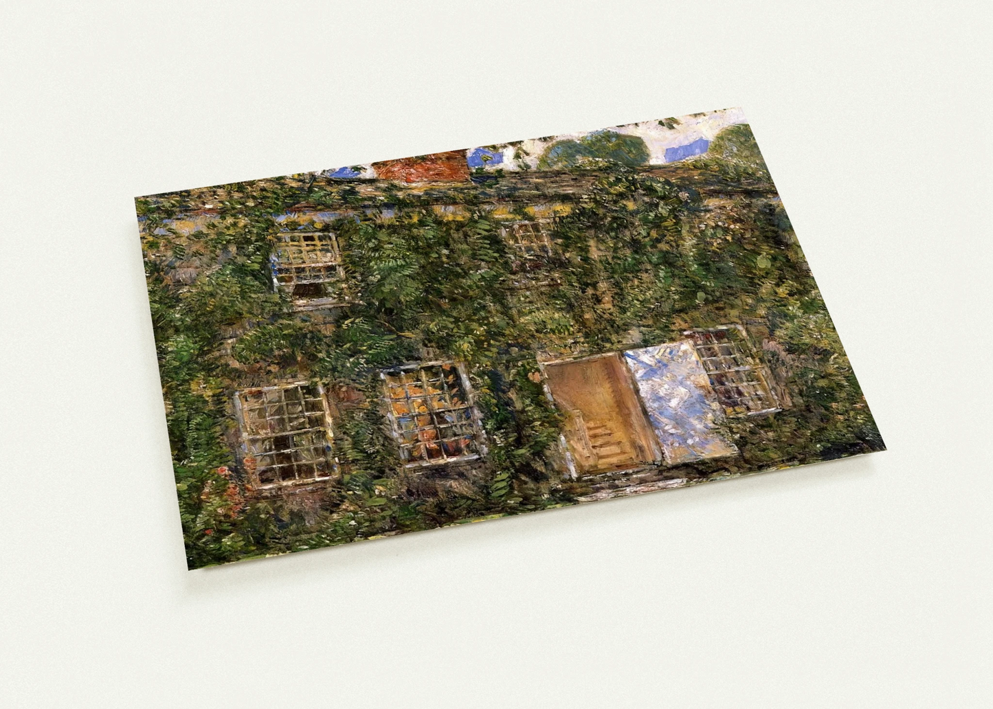 Home Sweet Home Cottage, East Hampton By Childe Hassam Pack of 10 Post Cards | Childe Hassam Post Cards | A6 (10.5 x 14.8 cm) - 4.1 x 5.8 inches