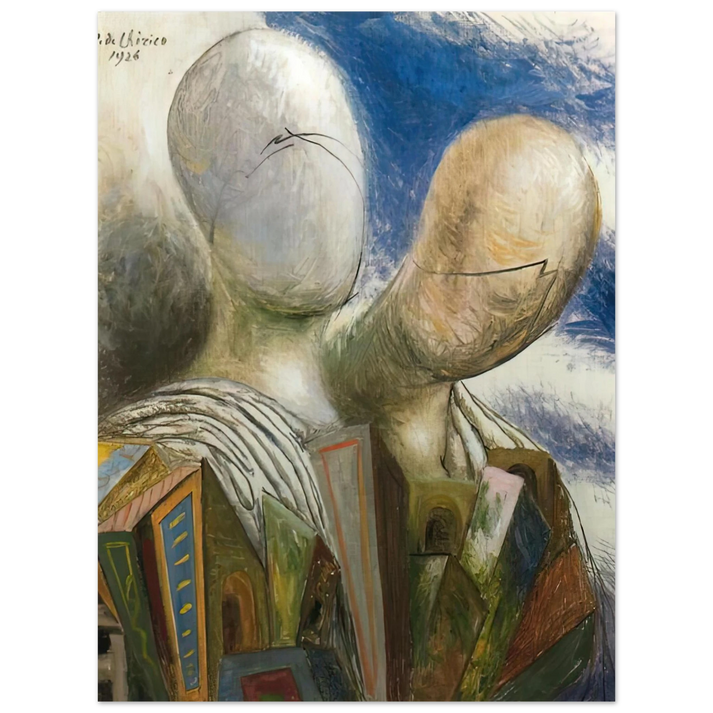 Giorgio de Chirico - THE SPOUSES 1926 75x100 cm / 30x40inches Fine Art Poster
