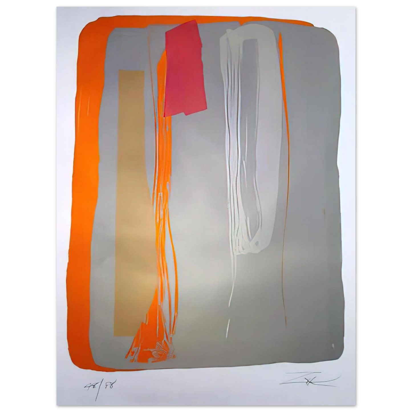 Larry Zox - Untitled 6 - 1980 75x100 cm / 30x40inches Fine Art Poster