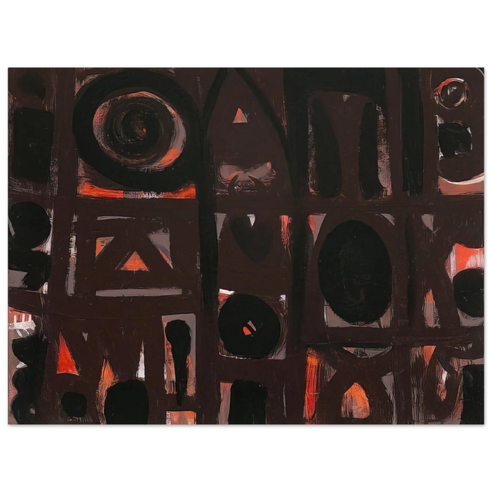 Adolph Gottlieb - Night Forms - 1950 75x100 cm / 30x40inches Fine Art Poster