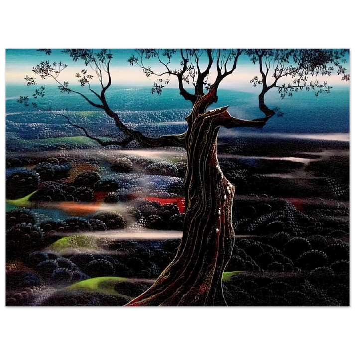 Eyvind Earle - Wild Valley 75x100 cm / 30x40inches Fine Art Poster