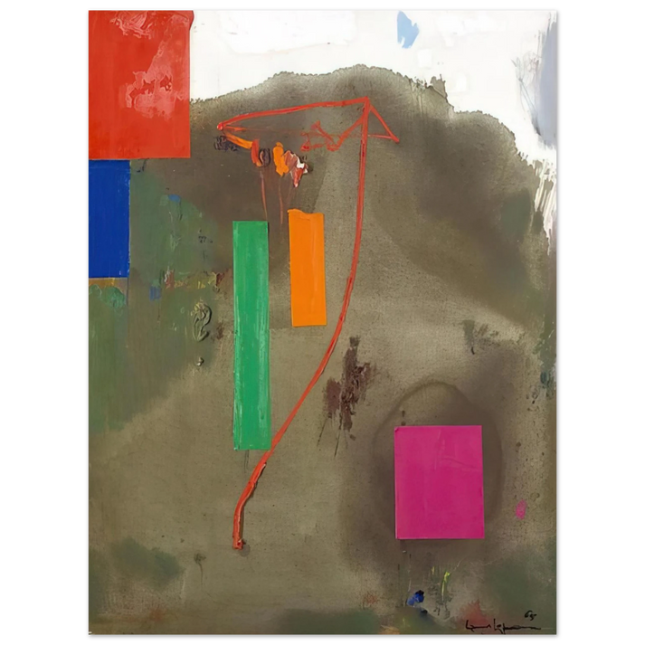 Hans Hofmann - Lonely Journey 75x100 cm / 30x40inches Fine Art Poster