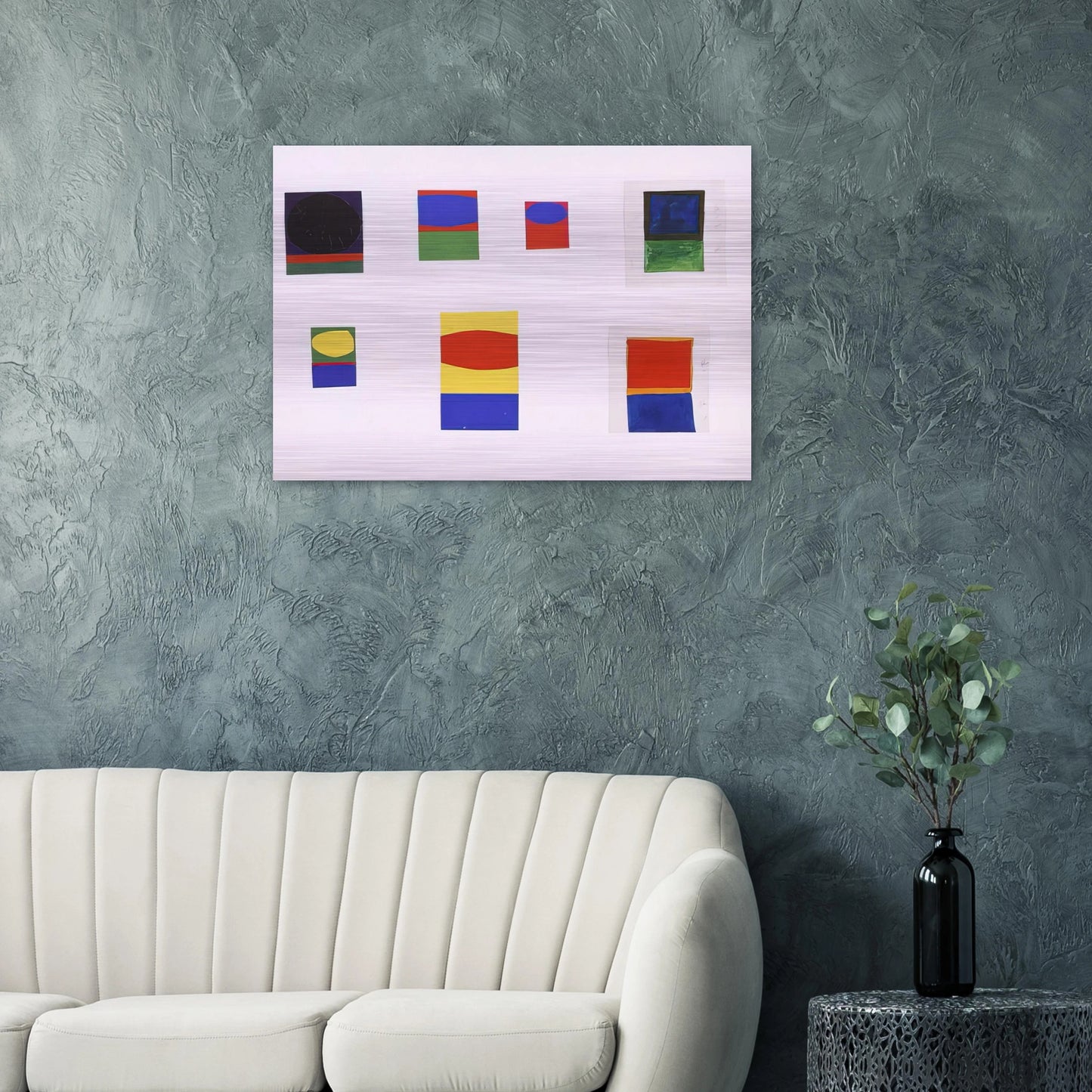 Tablet #153 - Ellsworth Kelly Brushed Aluminum Print - 70x100 cm / 28x40 inches | Ellsworth Kelly Aluminum Print | Ellsworth Kelly Prints