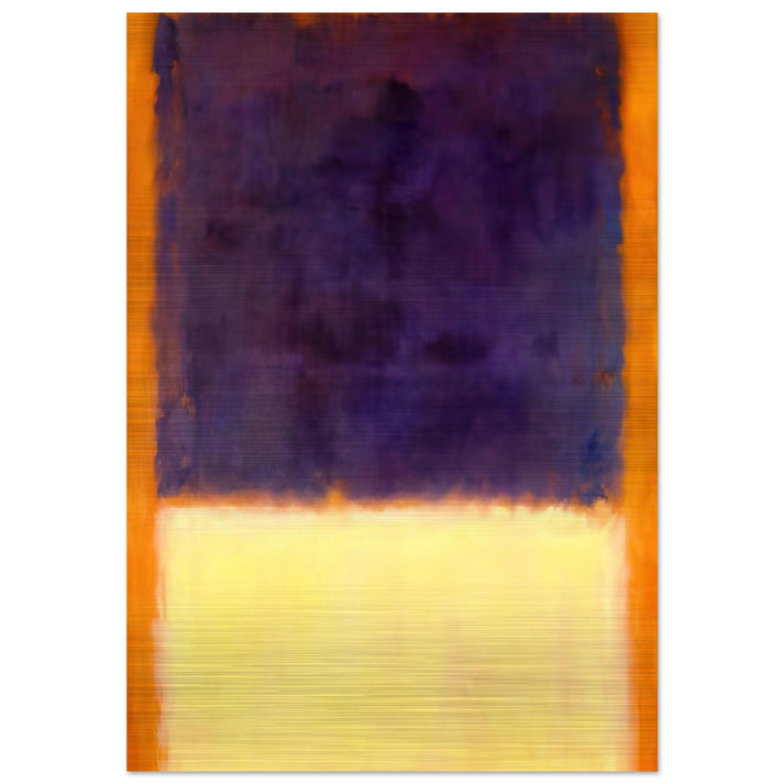 Red, Orange, Tan and Purple - 1954 - Mark Rothko Brushed Aluminum Print - 70x100 cm / 28x40 inches | Mark Rothko Aluminum Print | Mark Rothko Prints