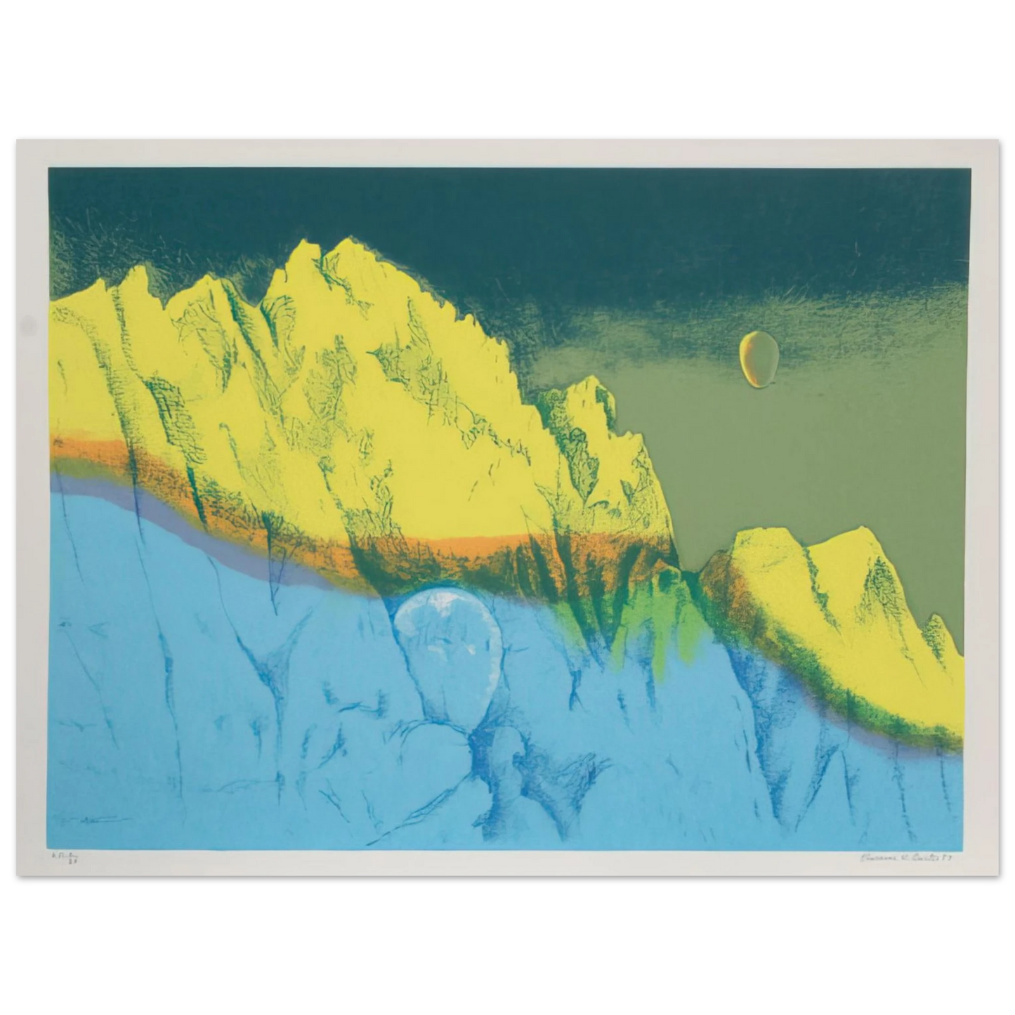 Clarence Holbrook Carter - Pilgrimage #4 - 1977 75x100 cm / 30x40inches Fine Art Poster