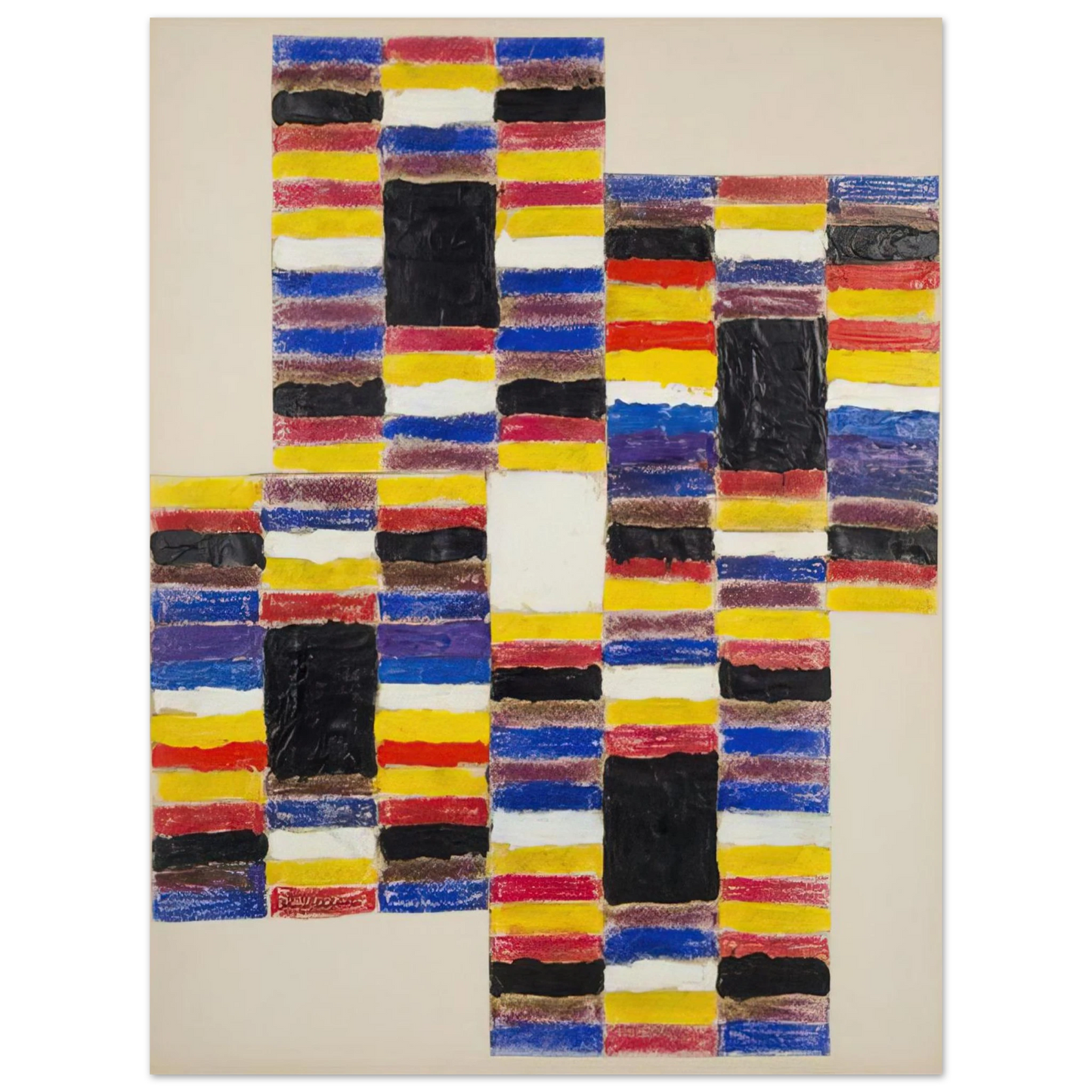 Alfred Jensen - Ascending I - 1958 75x100 cm / 30x40inches Fine Art Poster