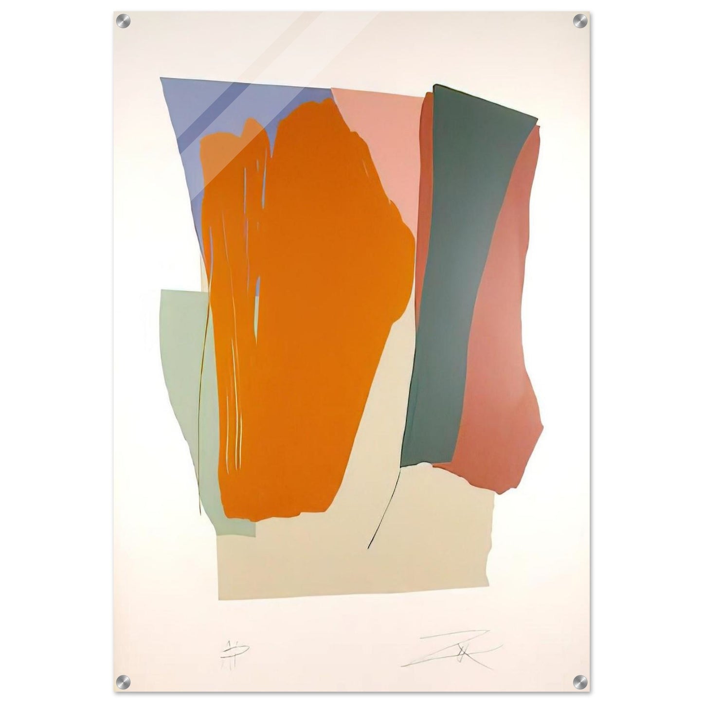 Untitled 8 - 1979 - Larry Zox Acrylic Print - 70x100 cm / 28x40″ inches | Larry Zox Wall Art | Larry Zox Prints