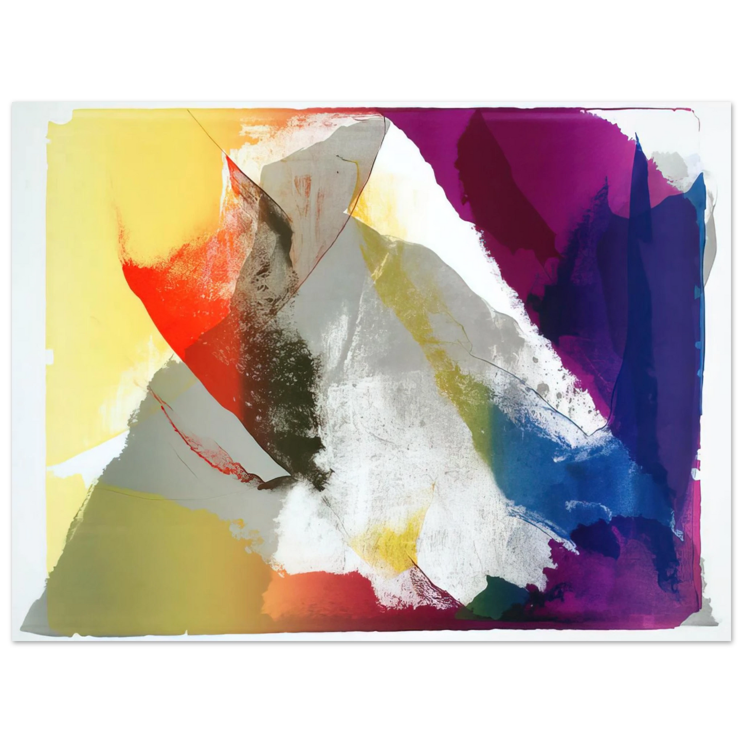 Paul Jenkins - Abstract Composition 75x100 cm / 30x40inches Fine Art Poster