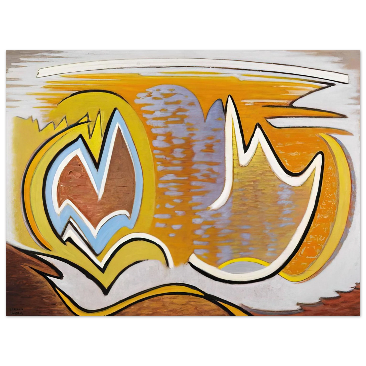 Lawren Harris - Abstract - Abstract Art 75x100 cm / 30x40inches Fine Art Poster