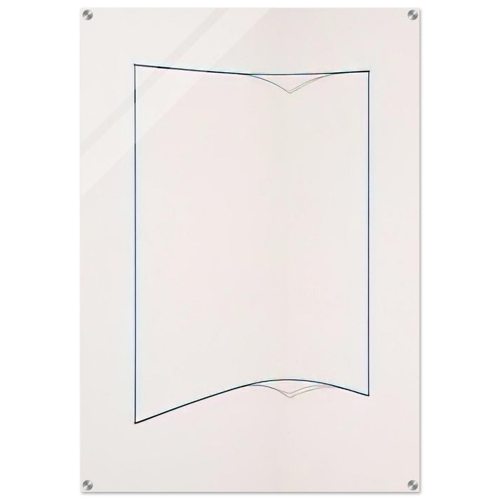 Blue Day-glo Corner Piece - 1968 - Fred Sandback Acrylic Print - 70x100 cm / 28x40″ inches | Fred Sandback Wall Art | Fred Sandback Prints