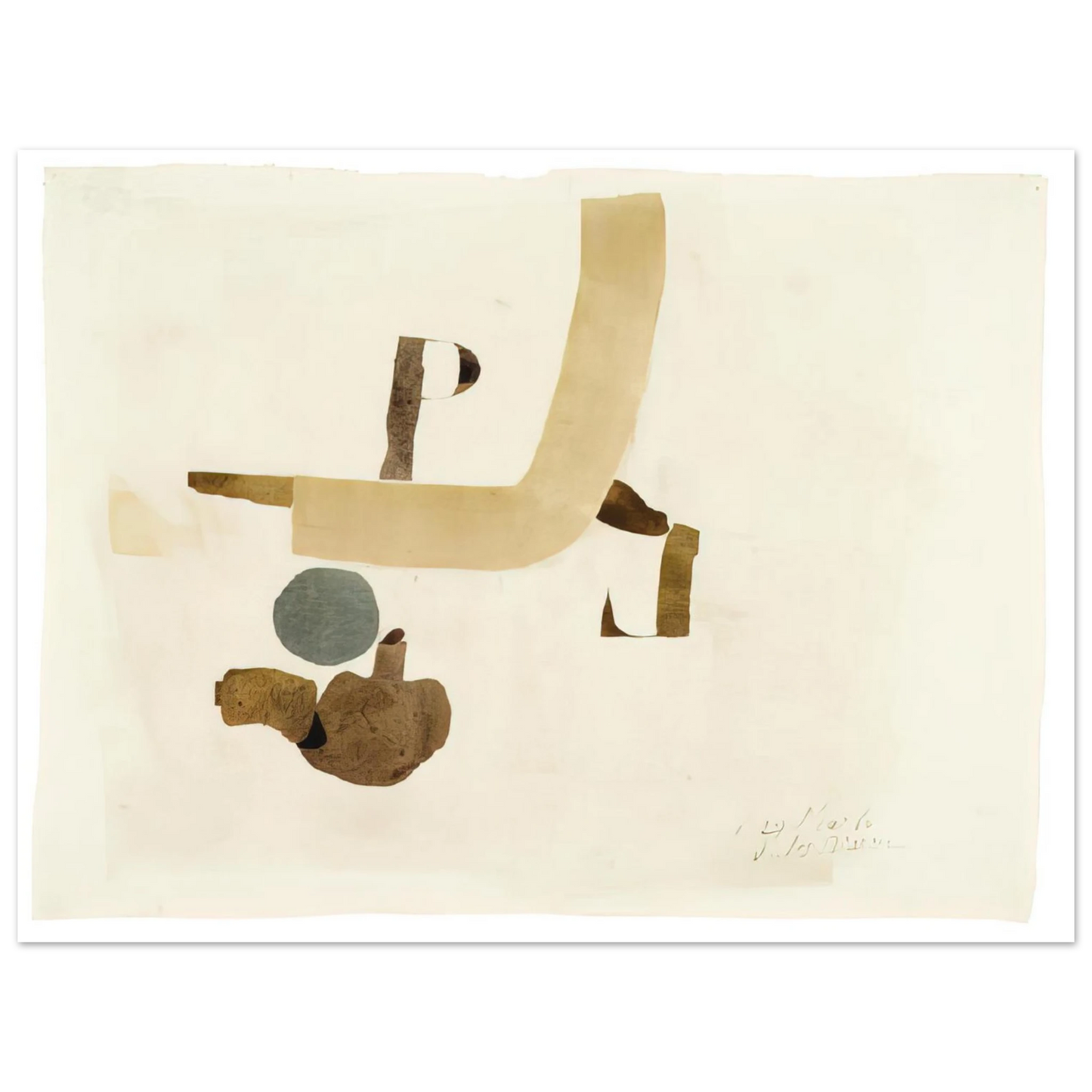 Julius Bissier - 29.5.64 - 1964 75x100 cm / 30x40inches Fine Art Poster