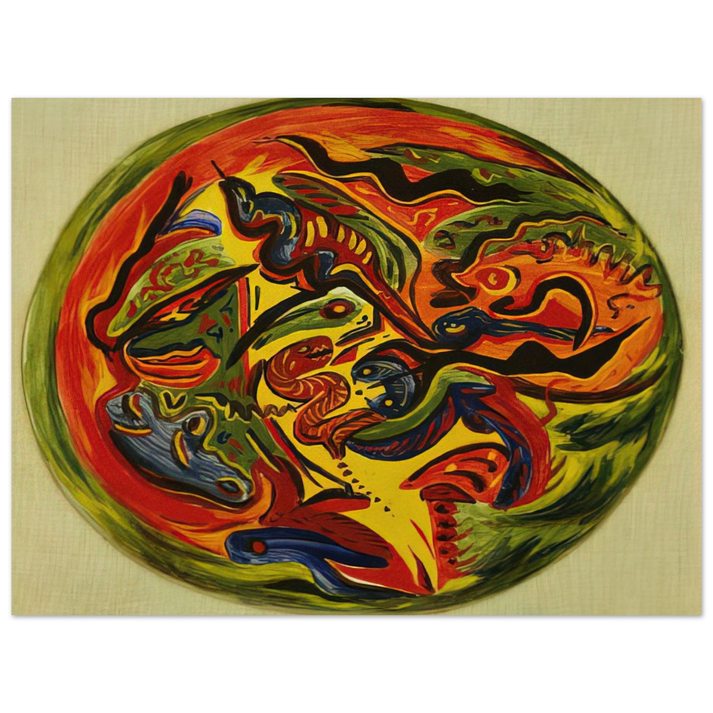 Jackson Pollock - CIRCLE 1941 75x100 cm / 30x40inches Fine Art Poster