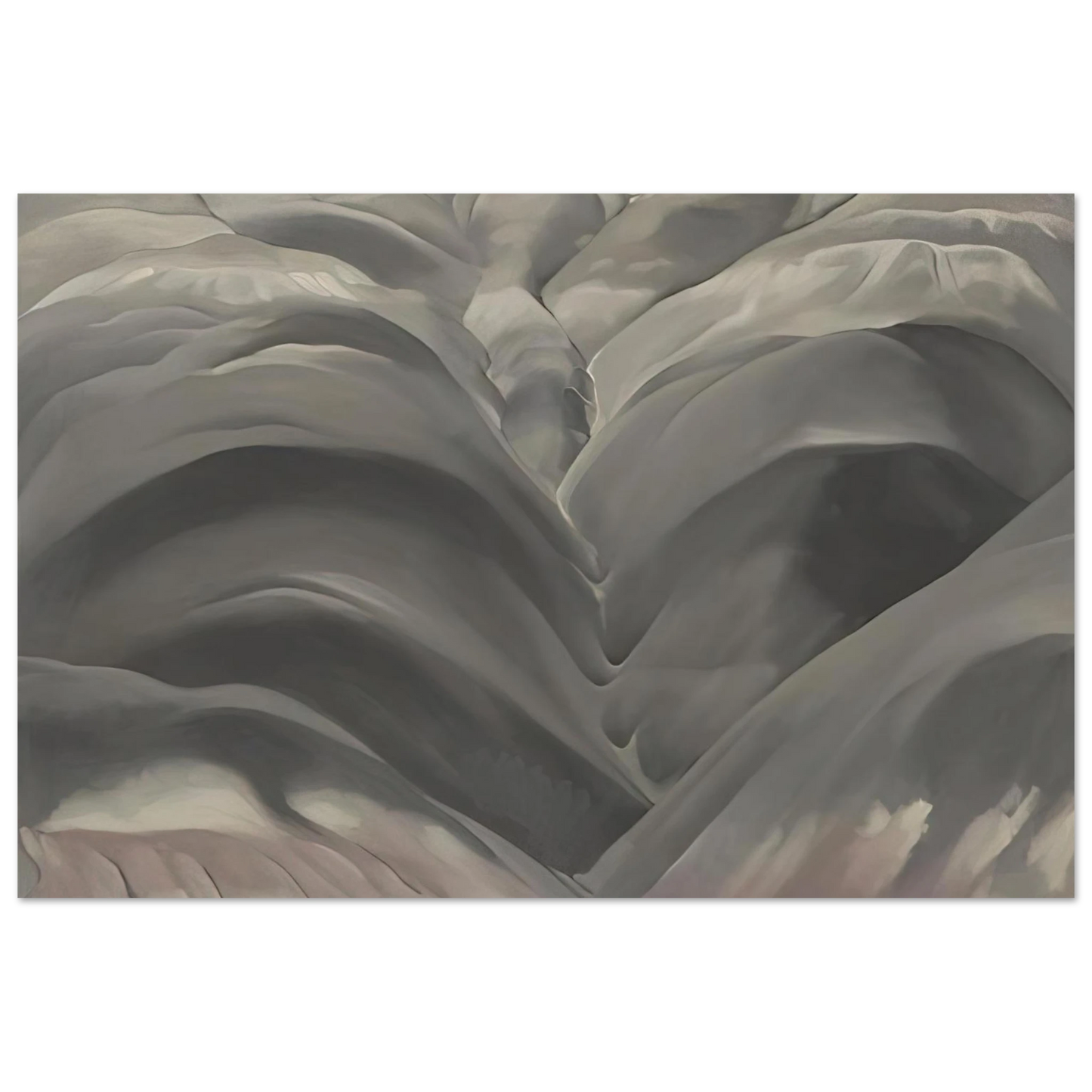 Georgia O'Keeffe - Black Place I Fine Art Poster