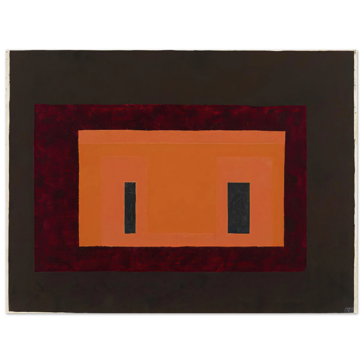 Josef Albers - VARIANT ADOBE 1947 1 75x100 cm / 30x40inches Fine Art Poster