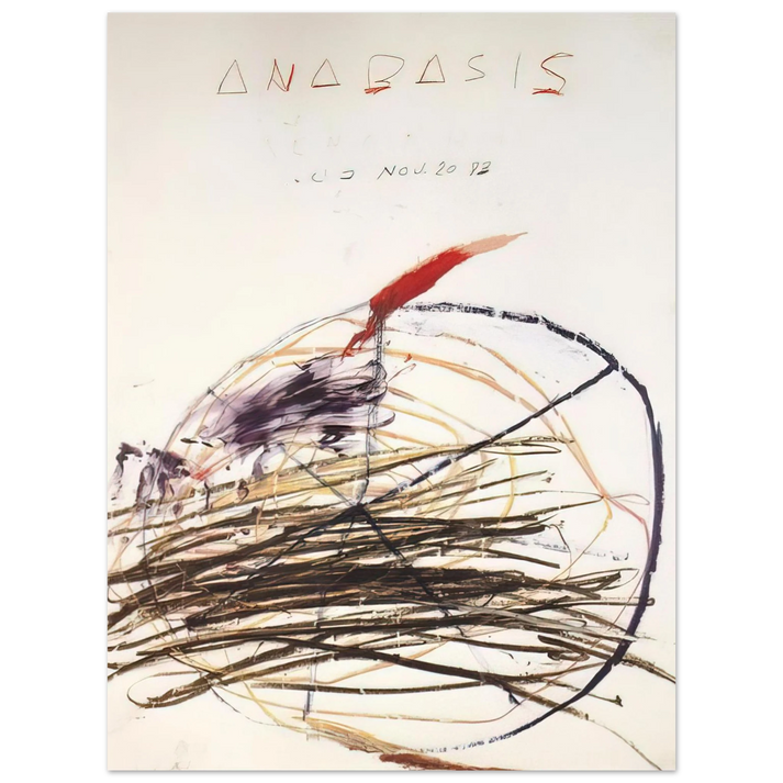Cy Twombly - Anabasis Xenephon 75x100 cm / 30x40inches Fine Art Poster