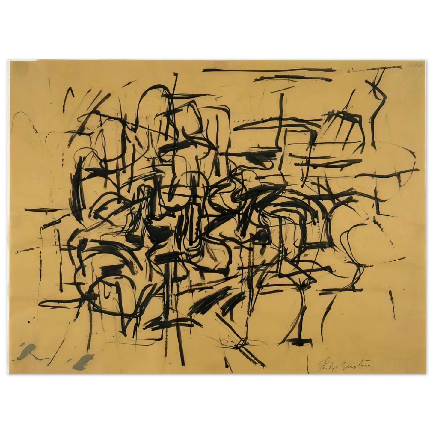 Philip Guston - UNTITLED 3 75x100 cm / 30x40inches Fine Art Poster
