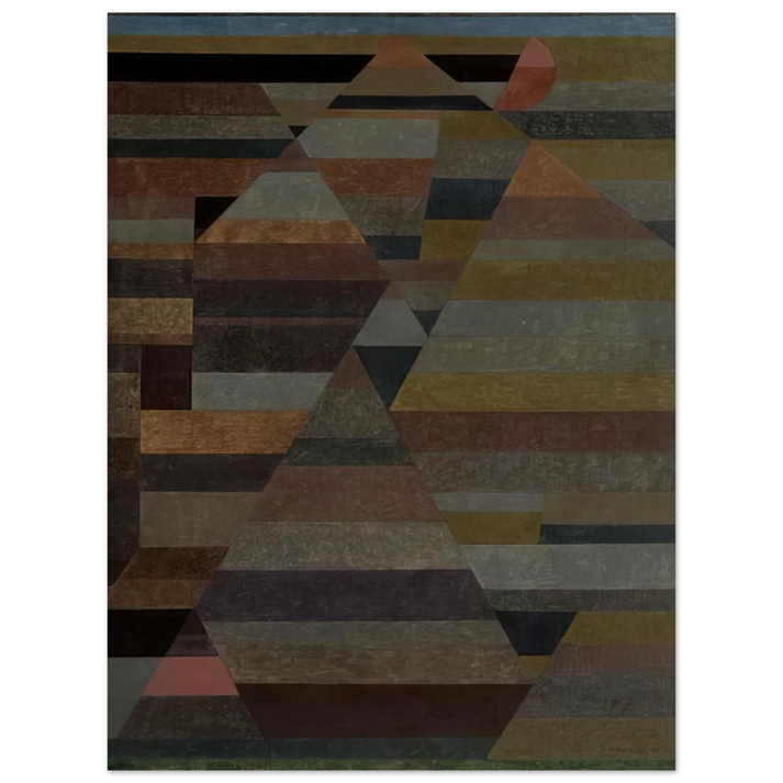 Paul Klee - NECROPOLIS 1929 75x100 cm / 30x40inches Fine Art Poster
