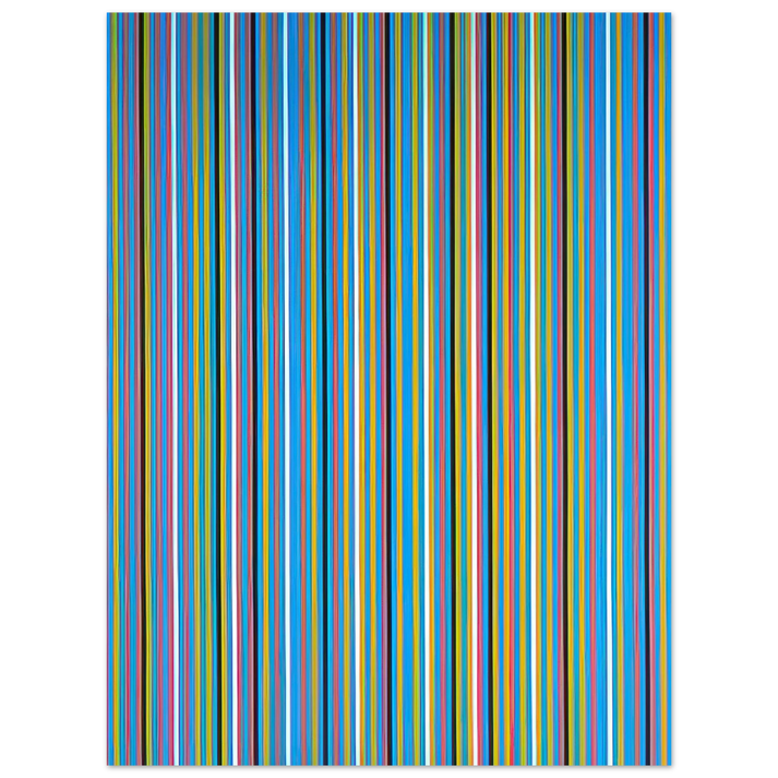 Bridget Riley - ACHEAN 1981 75x100 cm / 30x40inches Fine Art Poster
