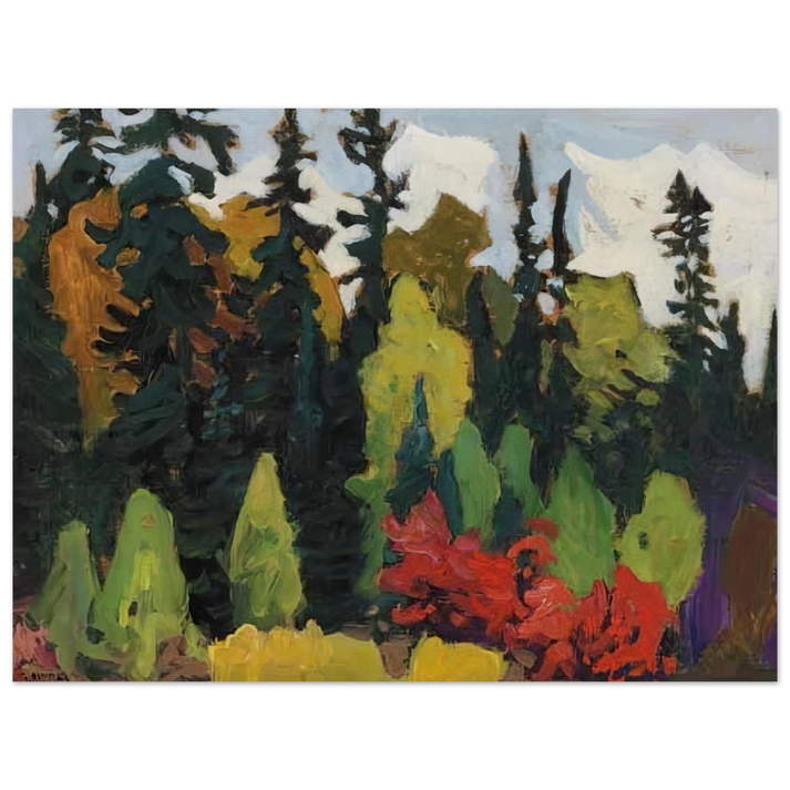 Lawren Harris - Woods, Algoma - 1918 75x100 cm / 30x40inches Fine Art Poster