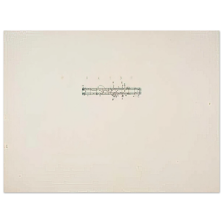 John Cage - Haiku - Neo-Dada 75x100 cm / 30x40inches Fine Art Poster