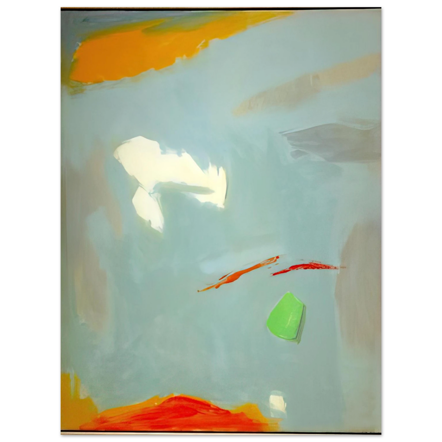 Esteban Vicente - CANTO II 1995 75x100 cm / 30x40inches Fine Art Poster