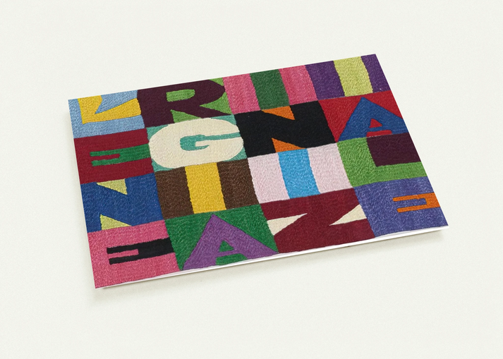 L ENERGIA INIZIALE 1989 By Alighiero Boetti Pack of 10 Post Cards | Alighiero Boetti Post Cards | A6 (10.5 x 14.8 cm) - 4.1 x 5.8 inches