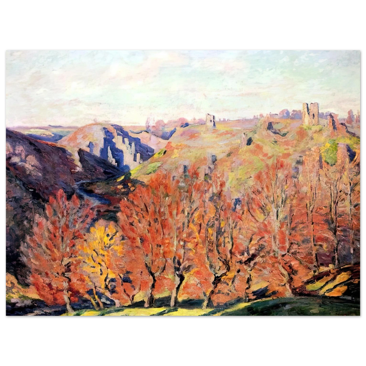 Armand Guillaumin - Les Ruines a Crozant - 1897 75x100 cm / 30x40inches Fine Art Poster