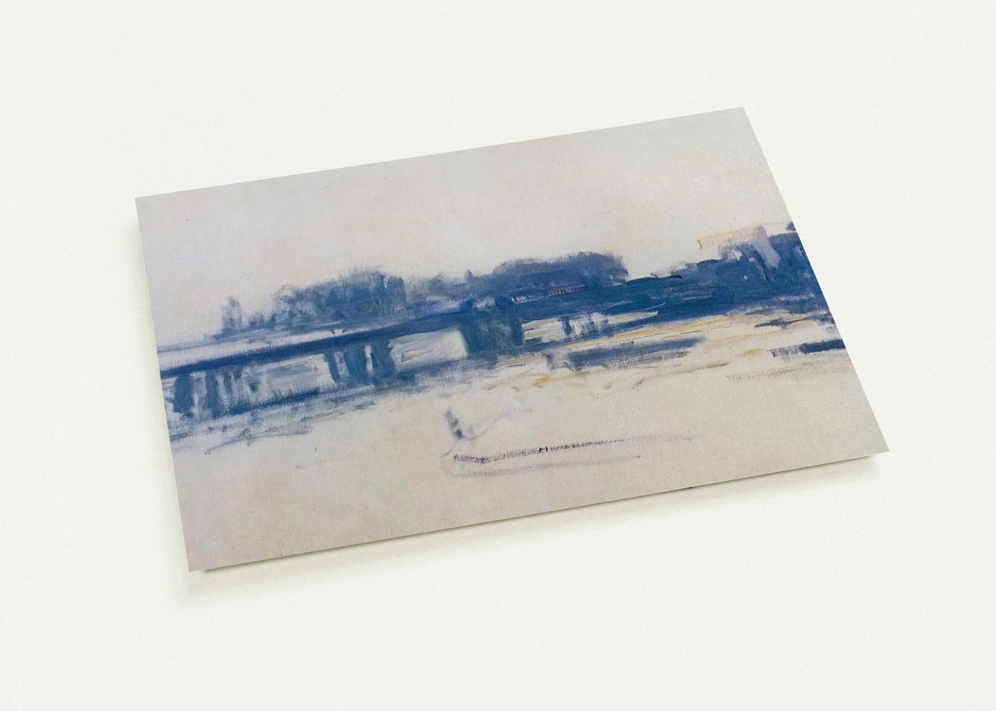 Charing Cross Bridge study By claude monet Pack of 10 Post Cards | claude monet Post Cards | A6 (10.5 x 14.8 cm) - 4.1 x 5.8 inches