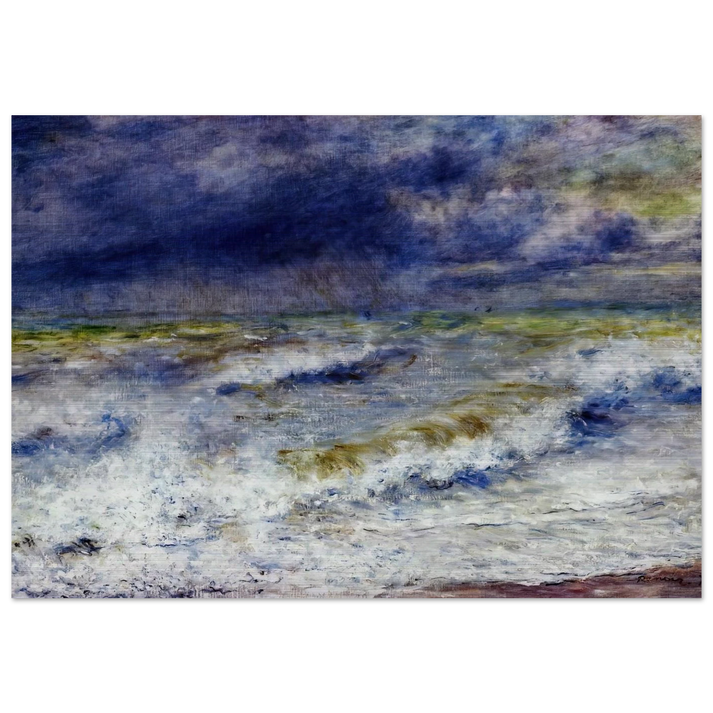Seascape - Pierre-Auguste Renoir Brushed Aluminum Print - 70x100 cm / 28x40 inches | Pierre-Auguste Renoir Aluminum Print | Pierre-Auguste Renoir Prints