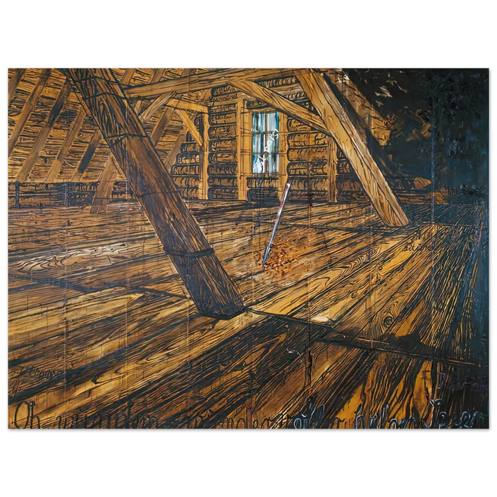 Anselm Kiefer - PARSIFAL III 1973 75x100 cm / 30x40inches Fine Art Poster