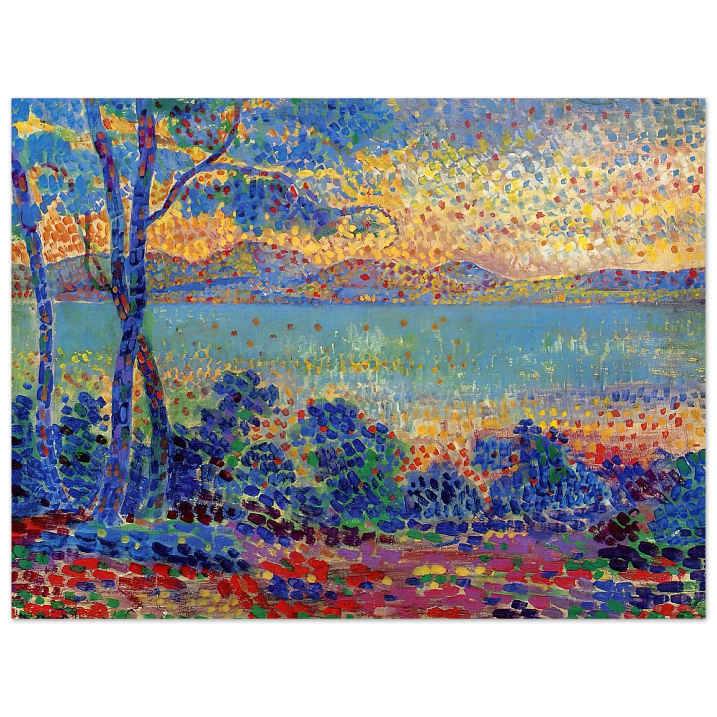 Henri-Edmond Cross - Provence Landscape 75x100 cm / 30x40inches Fine Art Poster