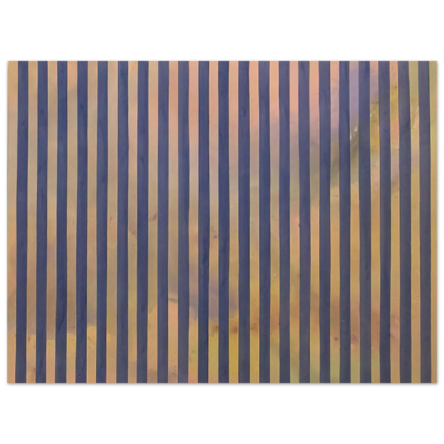 Gene Davis - Untitled - 1959 75x100 cm / 30x40inches Fine Art Poster