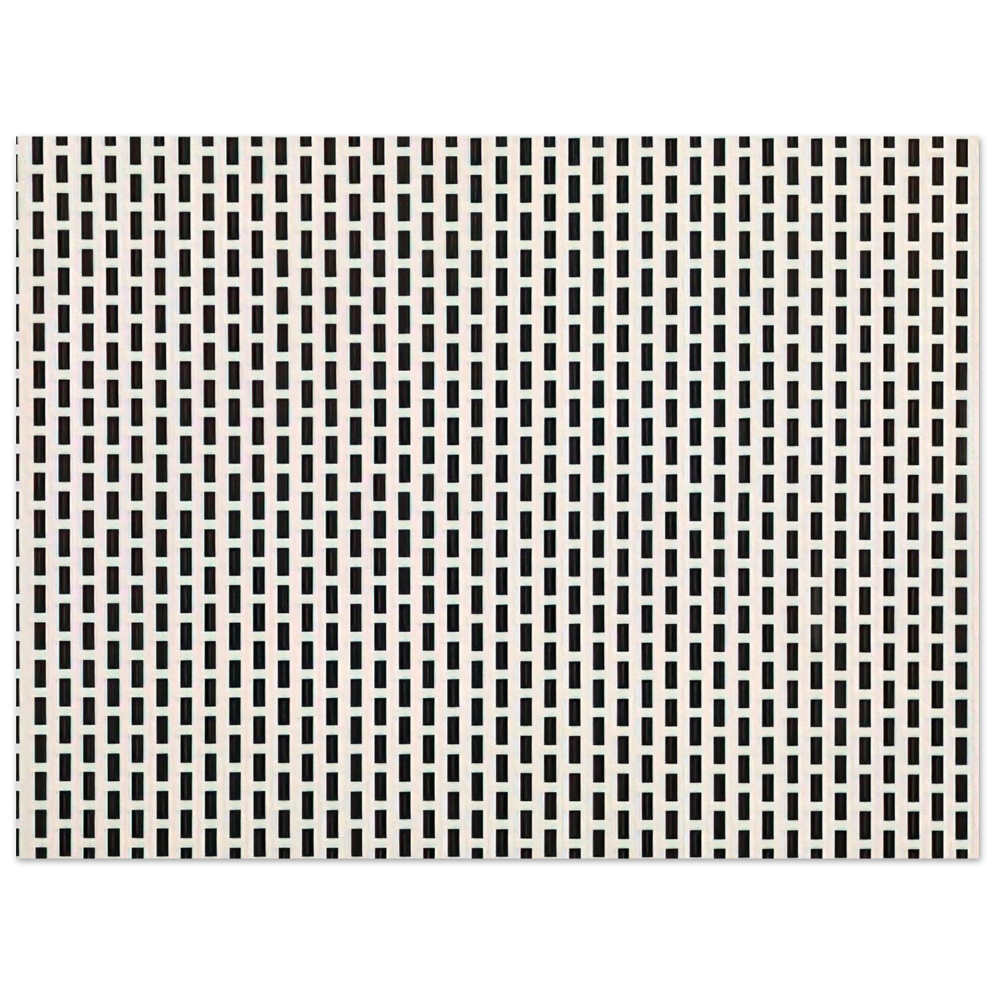Francois Morellet - 2 trames de carrés1 trame de tirets - 1975 75x100 cm / 30x40inches Fine Art Poster