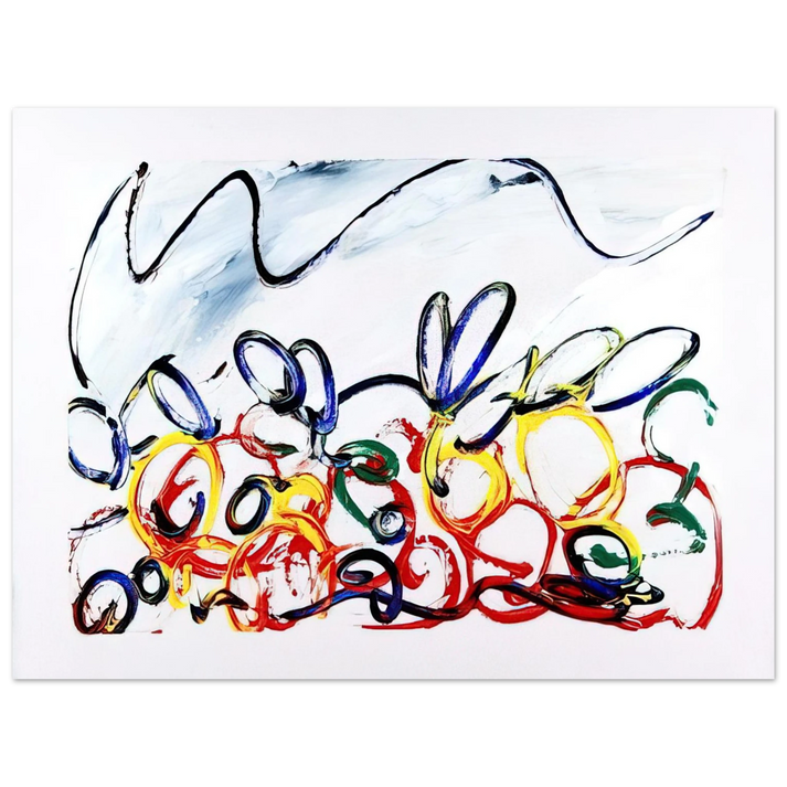 Mario Schifano - Acerbo - 1983 75x100 cm / 30x40inches Fine Art Poster