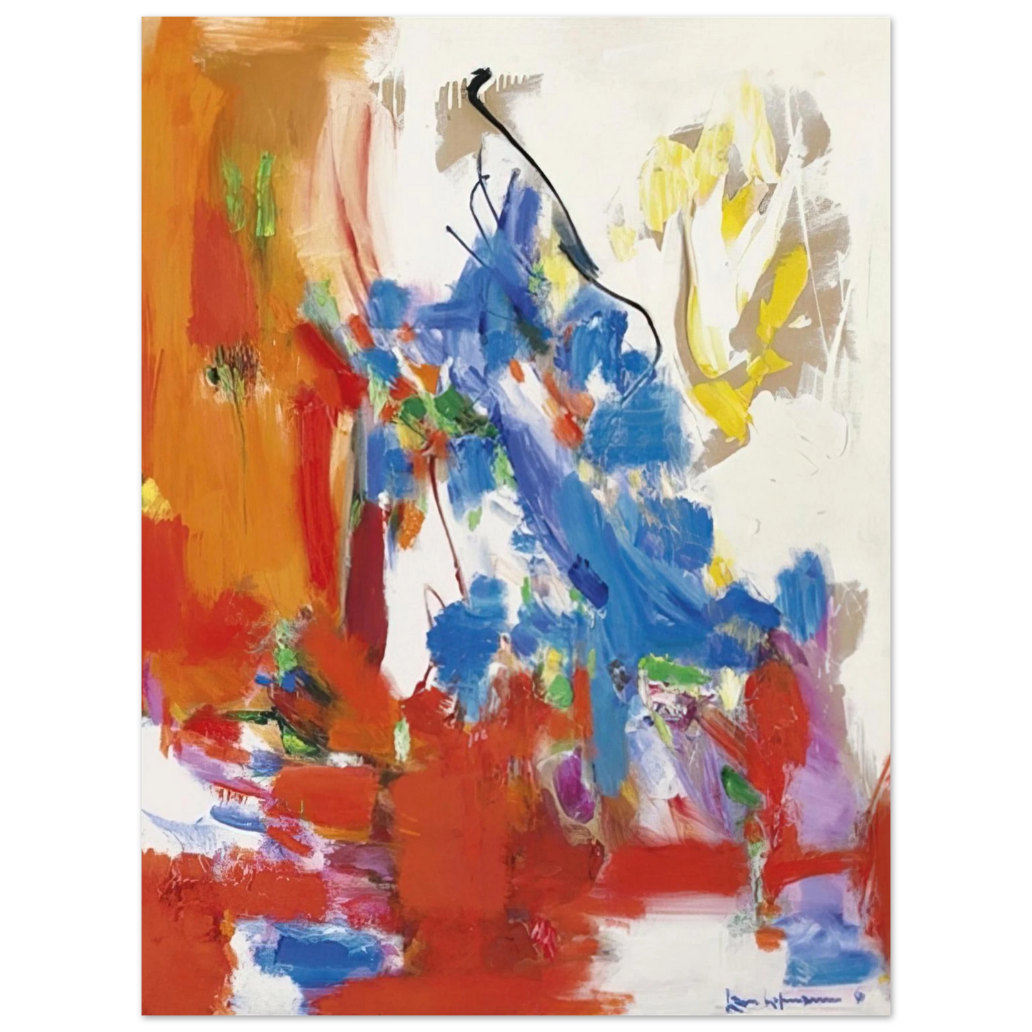 Hans Hofmann - Wild Vine 75x100 cm / 30x40inches Fine Art Poster