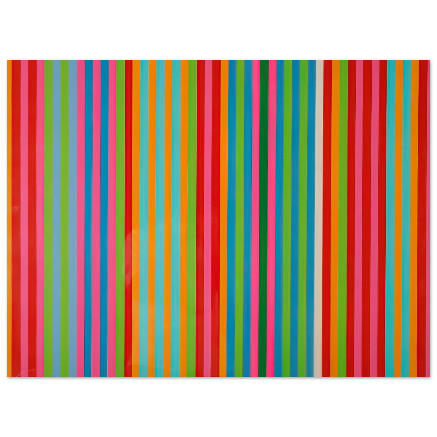 Gene Davis - Passion Flower - 1968 75x100 cm / 30x40inches Fine Art Poster