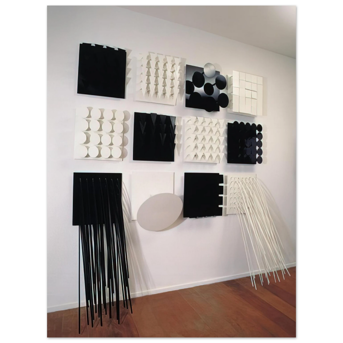 Lygia Pape - Amazonia Black and white - Neo-Concretism 75x100 cm / 30x40inches Fine Art Poster