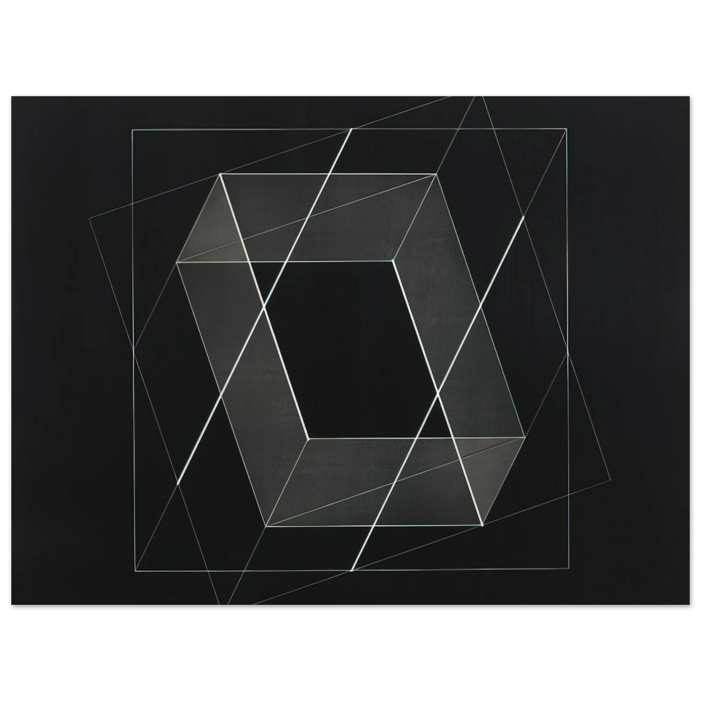 Josef Albers - F NO 13 MULTI MOBILE 1952 75x100 cm / 30x40inches Fine Art Poster