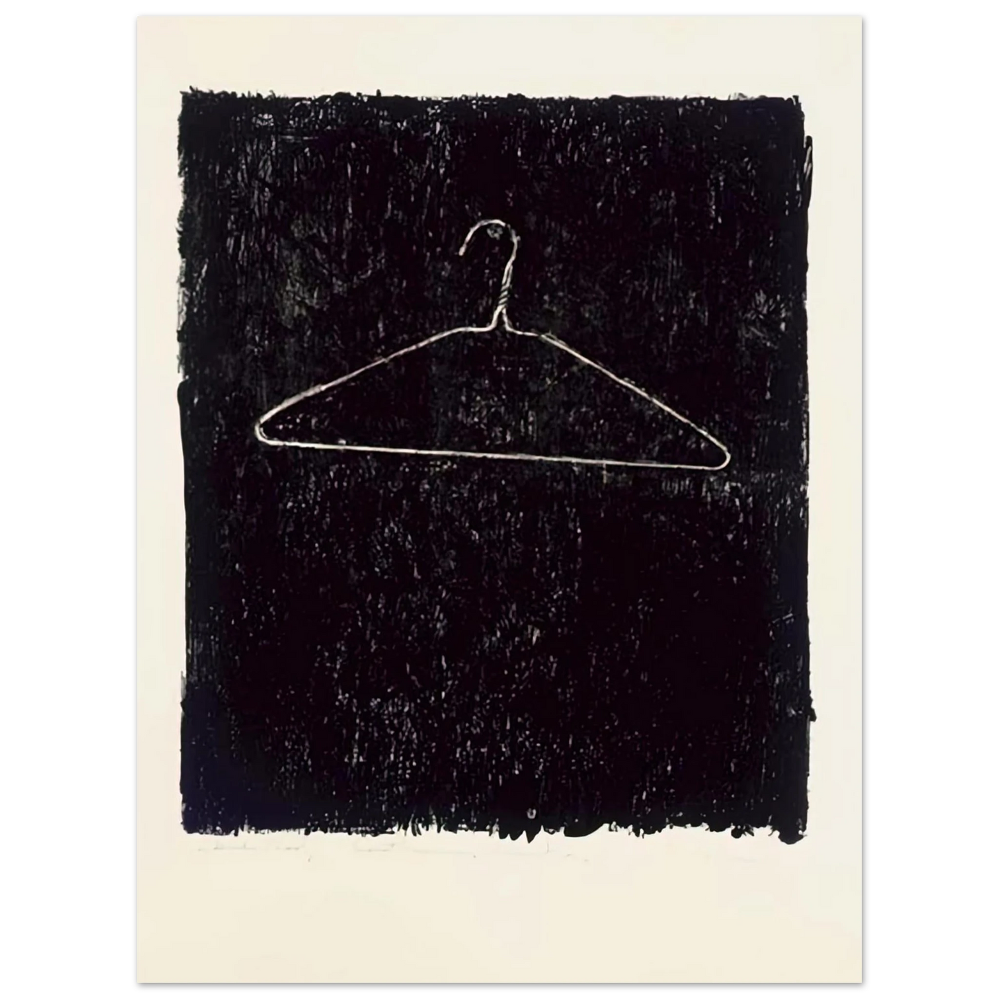 Jasper Johns - COAT HANGER II 75x100 cm / 30x40inches Fine Art Poster